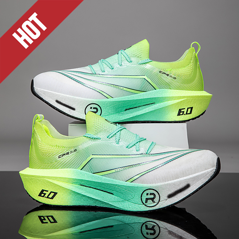 Breathable Mesh Athletic Shoes - Кроссовки для бега с карбоновой пластиной