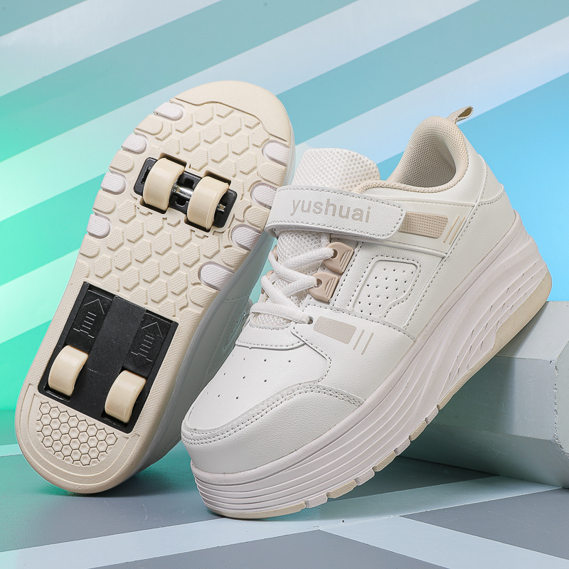 Running Shoes - Четырехколесные роликовые коньки для мальчиков, невидимые