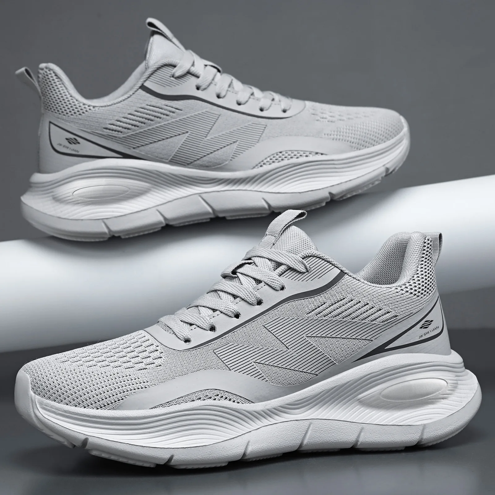 Shock Absorbing Gym Trainers - Мужские кроссовки для бега с сетчатой