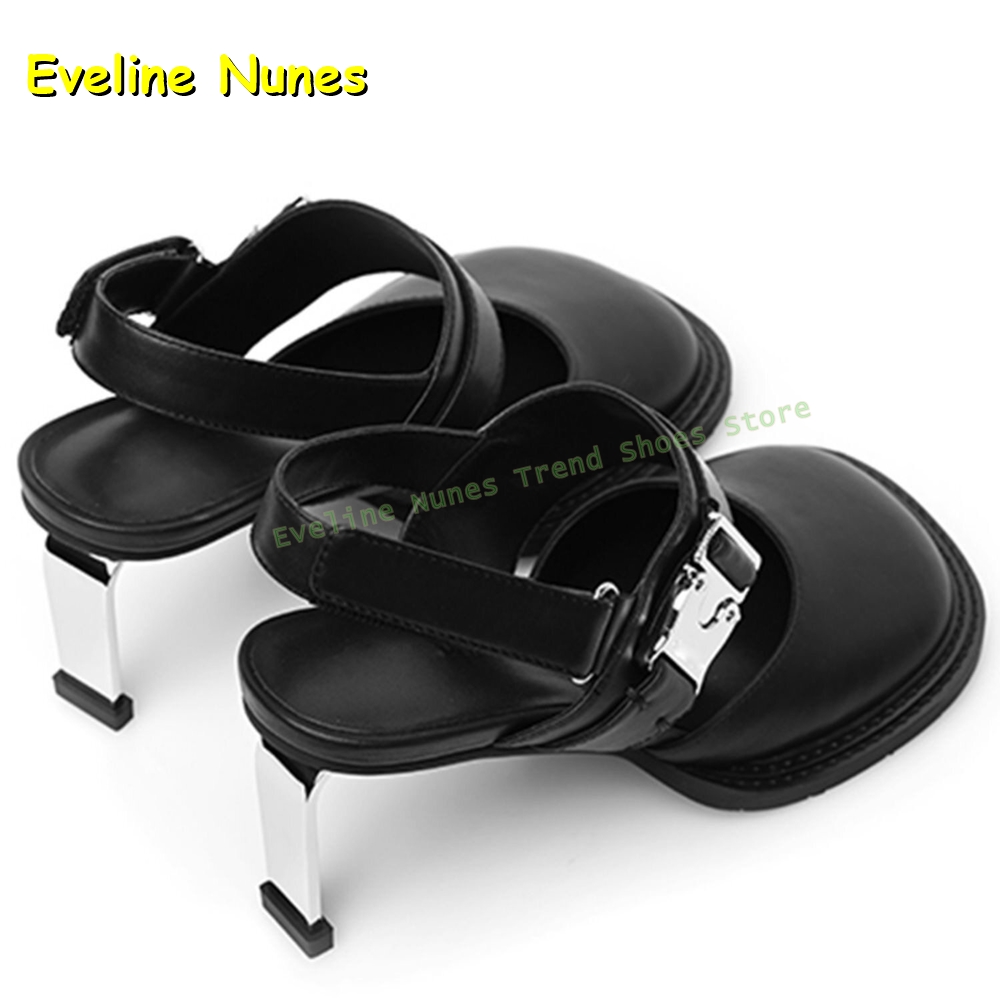 Женские черные босоножки-мюли  – обзор и цена Sandals