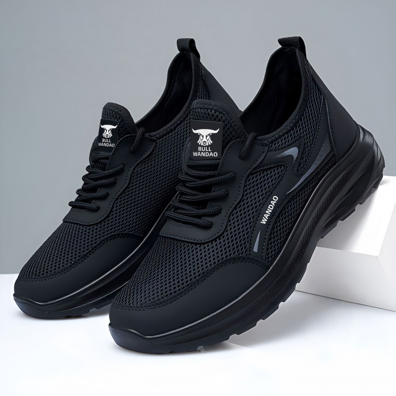 Мужские летние модные кроссовк – обзор и цена Breathable Mesh Athletic Shoes