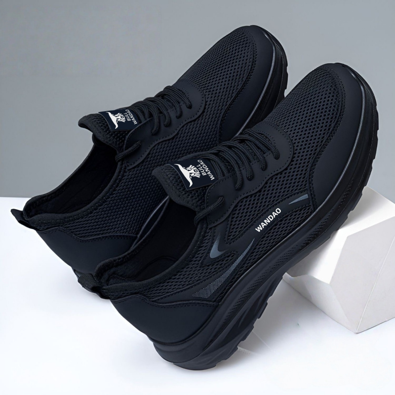 Мужские летние модные кроссовк – обзор и цена Breathable Mesh Athletic Shoes